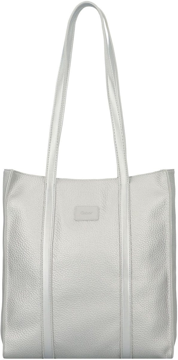 Gabor Shopper Schoudertas Elfie Zip Tote Bag Silver Zilverkleurig