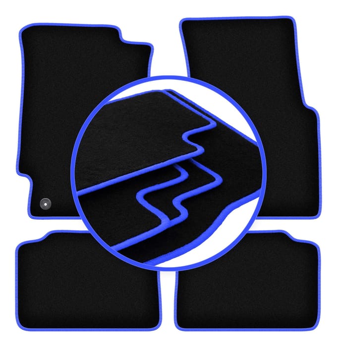 CARLUX-BLUE automatten voor: Honda Civic V hatchback (1991-1996)