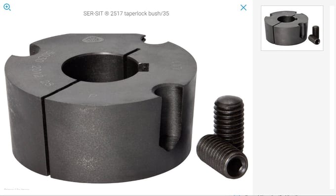 SIT - 2517-35 Taperlock bus - Asdiameter 35 mm