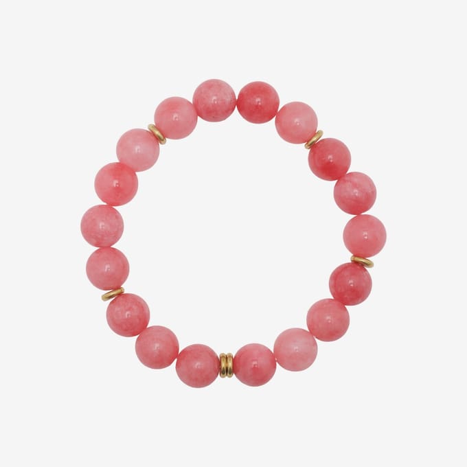 Essenza Natural Stones Bracelet Red