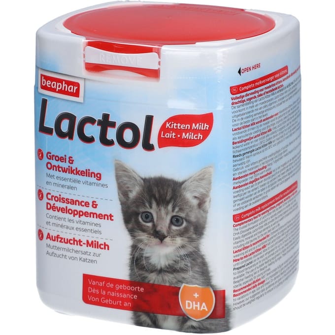 3x500g Lactol Kittenmelk beaphar Kattensnacks