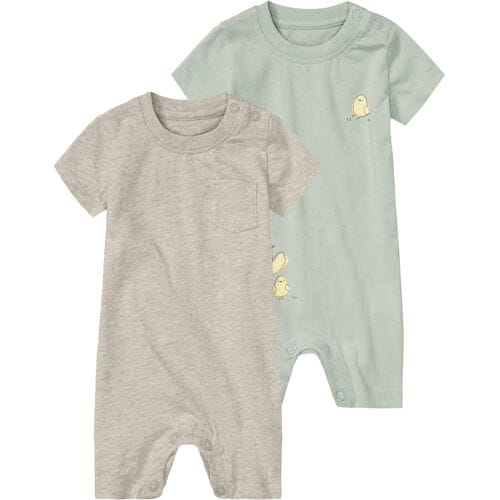 LUPILU 2 baby pyjama's (Mint/beige, 68)