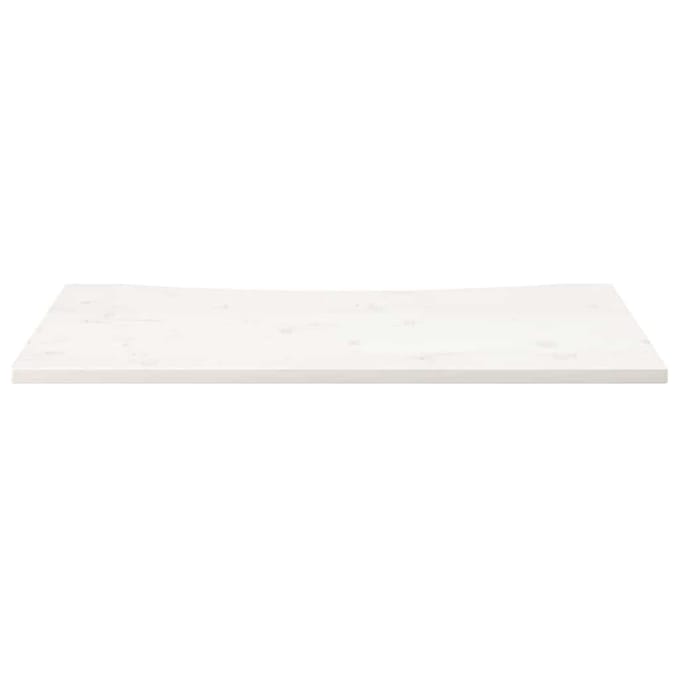 vidaXL - Bureaublad - 110x60x2,5 - cm - massief - grenenhout - wit