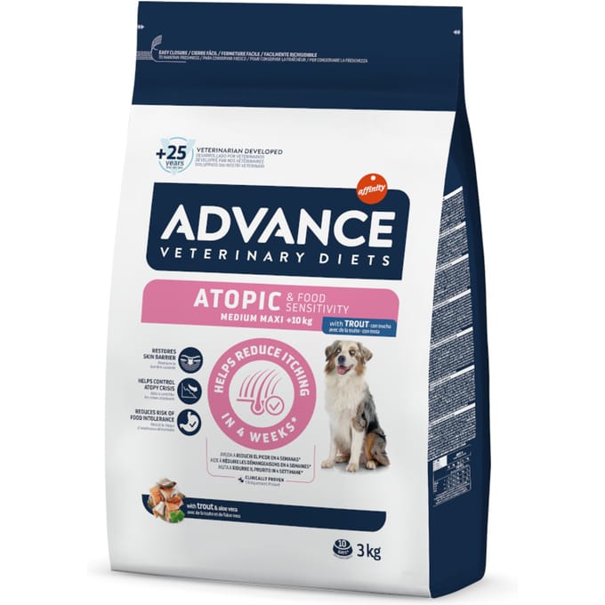 Advance Veterinary Diets Atopic Forel Hondenvoer - Dubbelpak: 2 x 3 kg