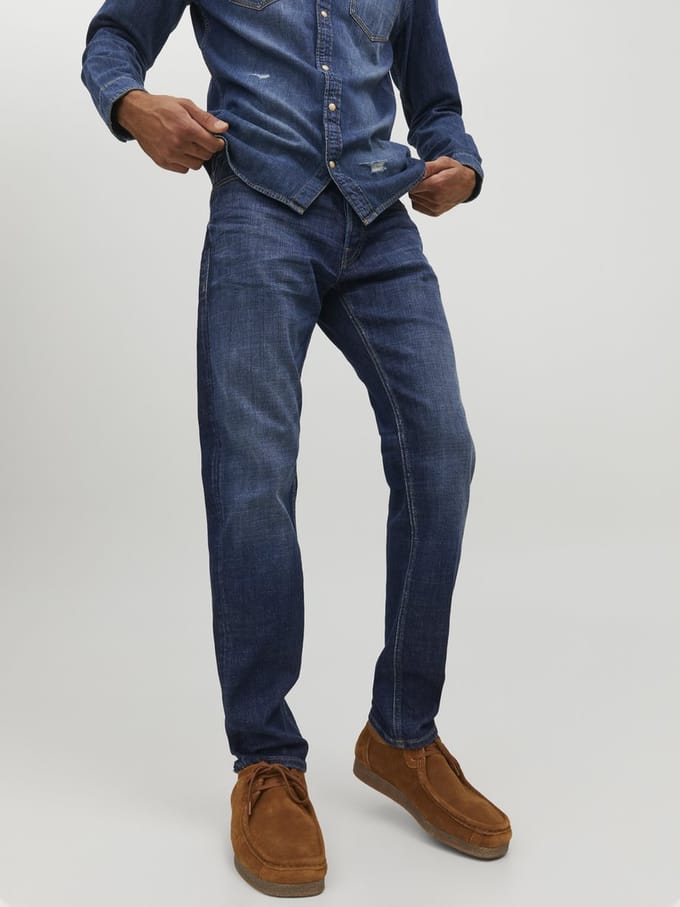 JACK & JONES Mike Original Jos regular fit - heren jeans - denimblauw
