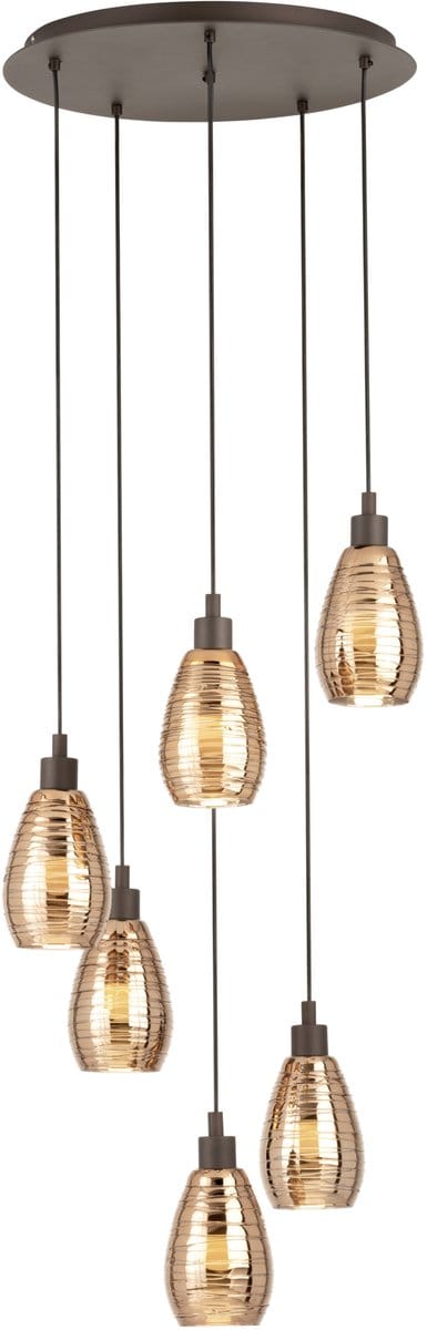 Stars of Light Siracusa Hanglamp - E27 - Bruin, Koper
