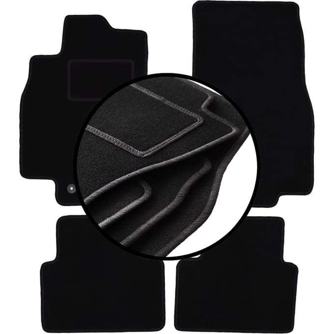 Complete set veloursmatten voor: Mercedes A-Klasse W169 hatchback (2004-2012)