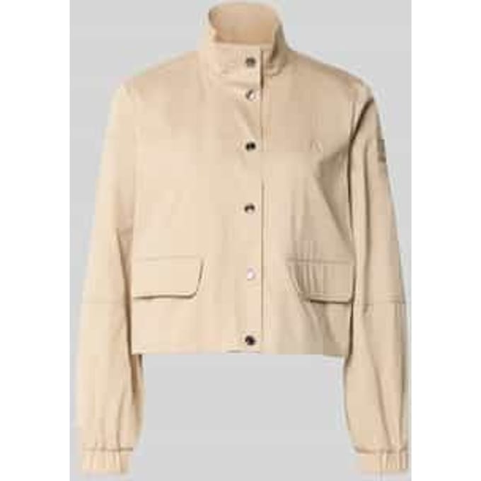 Regular fit jack met opstaande kraag