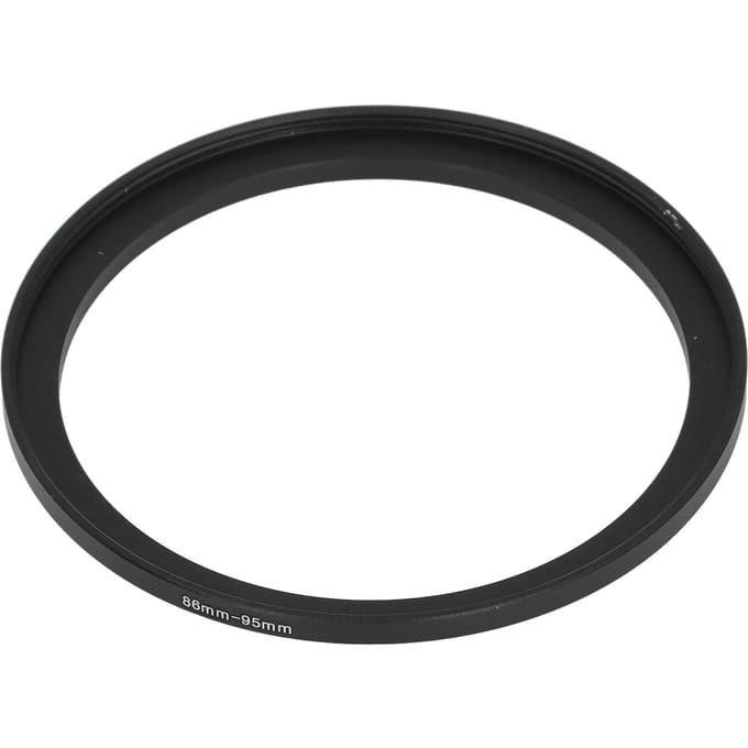 Lensadapterring Aluminium 86MM‑95MM Standaard Draad Step Up Camera Lensfilter Adapterring voor black