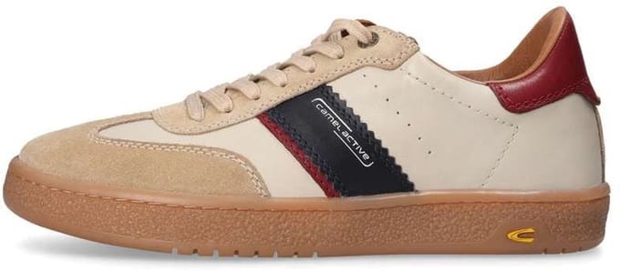 Camel Active Blackburn Sneakers beige EU45 Leer Heren - Basics, Street wear