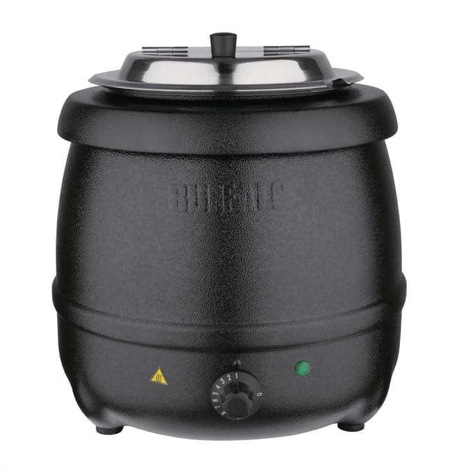 Soepketel Zwart 10 liter Bain Marie