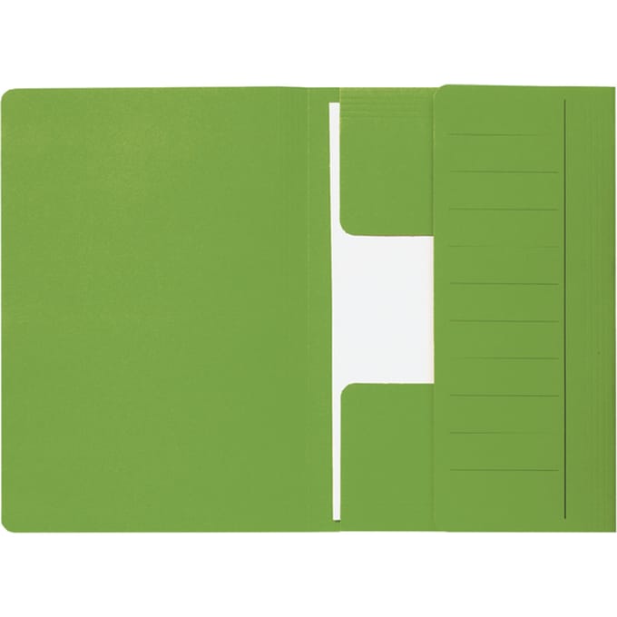 Dossiermap Secolor  Mammoet folio 3 kleppen 270gr groen