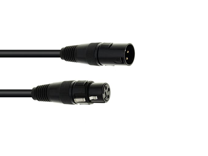 Eurolite DMX Verbindingskabel [1x XLR-stekker 3-polig - 1x XLR-stekker 3-polig] 20 m