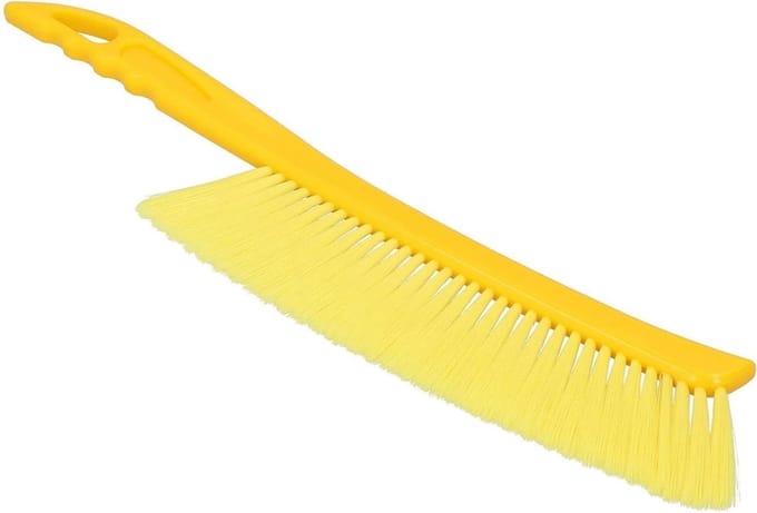Bijenteelt Borstel - Imker Tool - Bijen Verzamelen - Ergonomische Handgreep - 44x9 cm - Geel