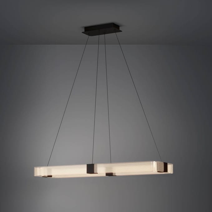 Stars of Light LED hanglamp Mogetonello, zwart, 100 cm