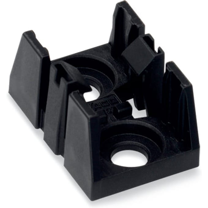 Wago 890-1622 2-Pool Distributie Montageplaat Zwart - 890-1622 [10 Stuks]