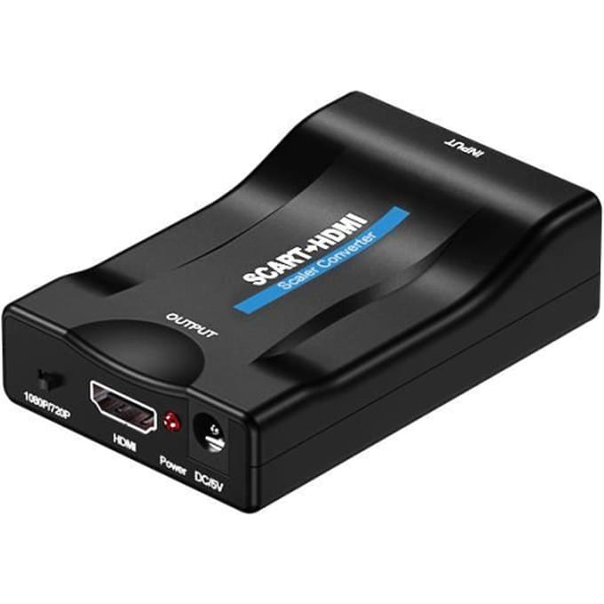 HOWEI scart naar HDMI converter (zwart)