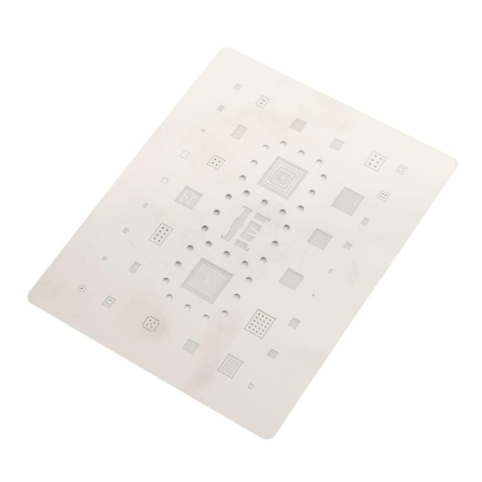 Telefoonblik Reballing Stencil Half Gravure Proces CPU Soldeer Planten Sjabloon Net voor A53 Serie white