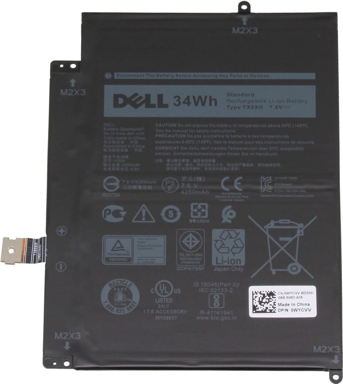 Dell C668F Batterij - 34Wh