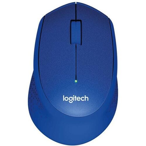 Logitech M330 Silent Plus - Muis - Optisch - 3 knoppen - Blauw