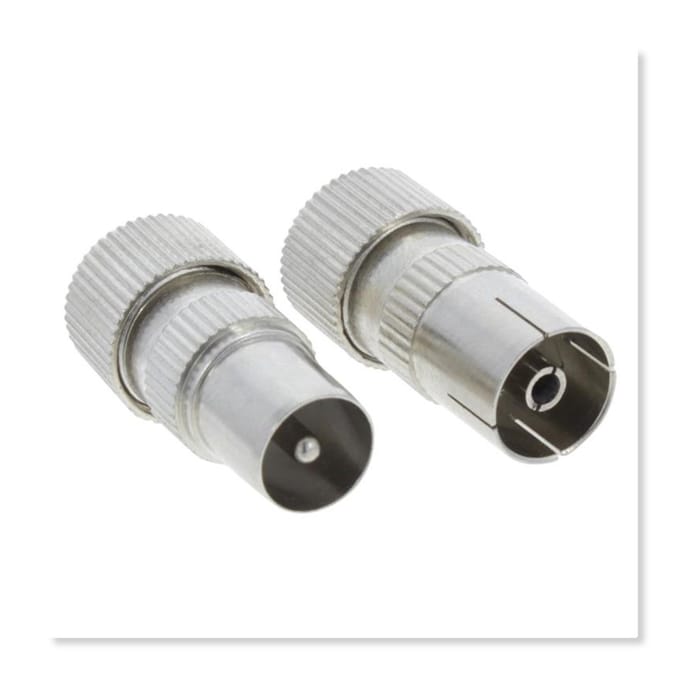 Q-link coax stekker male/female 9 mm