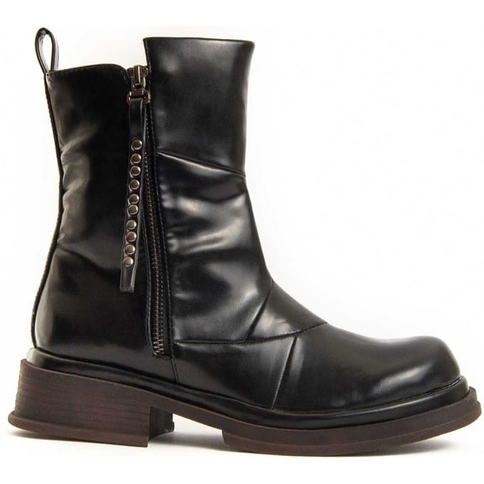 Botín De Tacón Para Mujer.  Montevita  Motta  96609 39 zwart
