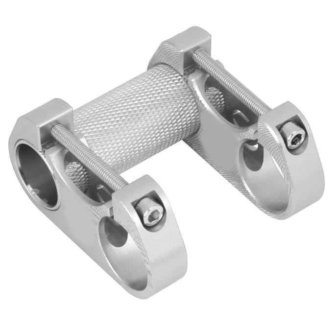 Vélo pliant Guidon creux Potence double Accessoire de conversion ultraléger argenté