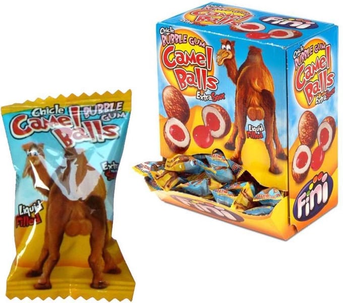 Fini Camel Balls Kauwgomballen - 200 stuks