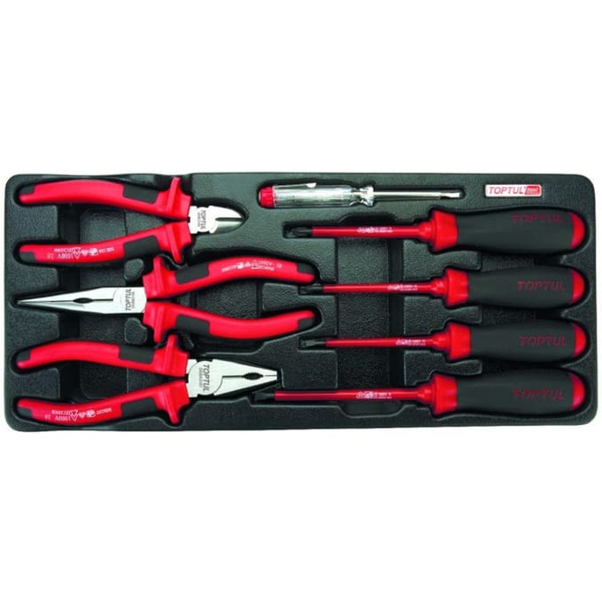 Toptul Elektrisch Gereedschap: 4 Schroevendraaiers, Tangen & Spanningsmeter
