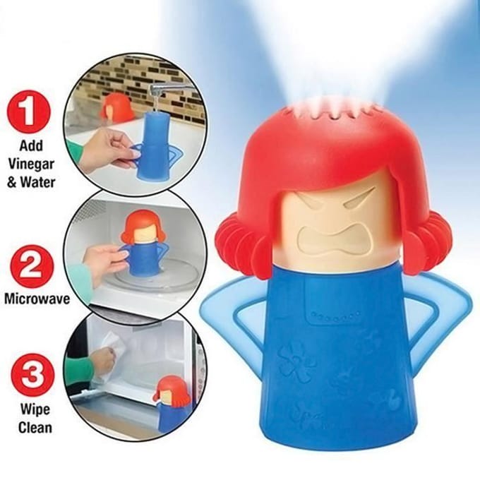 Outils de Nettoyage - TEMPSA - Micro-Ondes - Plastique - 11 cm - 13.5 cm - Bleu