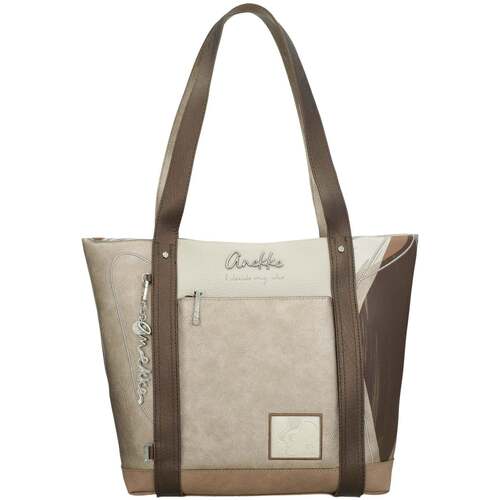 Anekke schoudertas shopper Sophia Serenis Shopping Bag Multicolor bruine