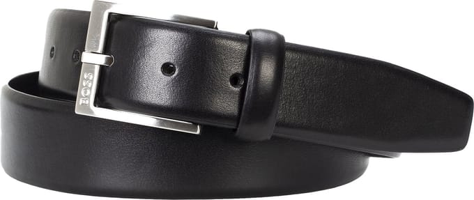 Boss Eron heren riem - Zwart - Maat 110CM
