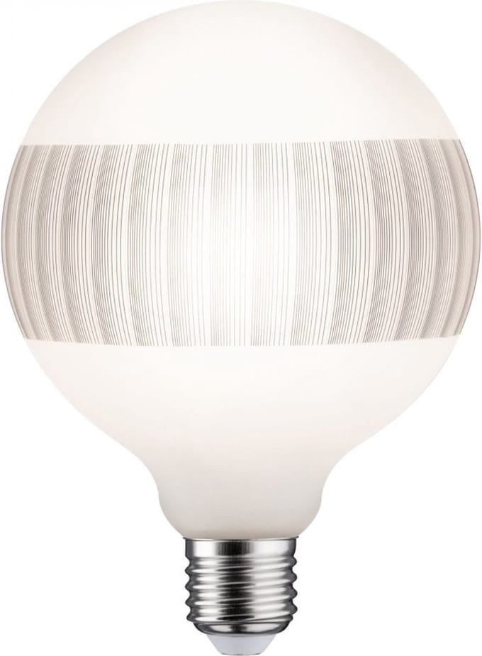 Paulmann LED globe E27 G125 ringspiegel lijn 340lm 2700K dimbaar