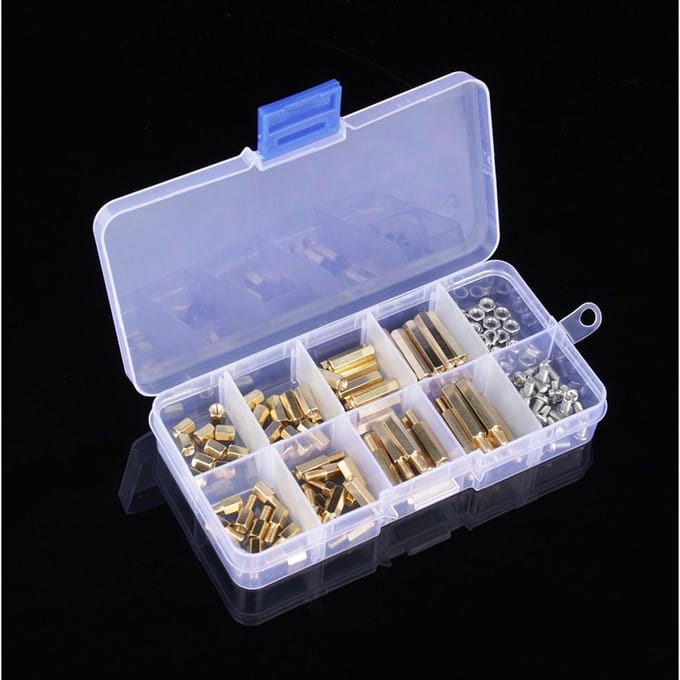 120 Stuks Mannelijk Vrouwelijk M3 Messing Afstandshouder Afstandsstuk PCB Board Schroeven Moer Assortiment