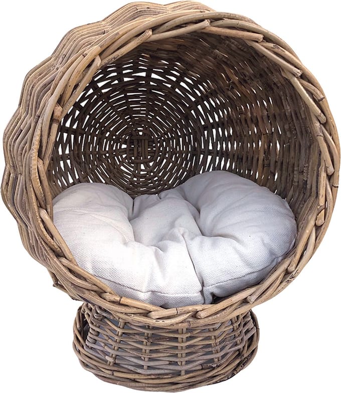 Lavandoux - Kattenmand - Kubu Rotan - Dierenbed - 40x40x50 cm