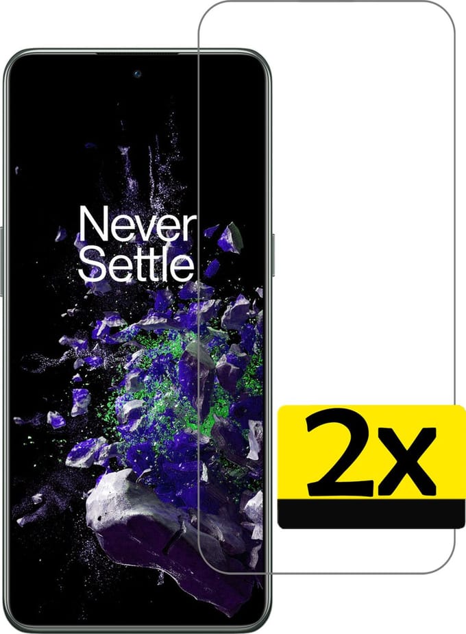 Screenprotector - Geschikt voor OnePlus 10T - 2 Stuks - Extra Sterk - Beschermglas - Gehard Glas - Tempered Glass - Screen Protector