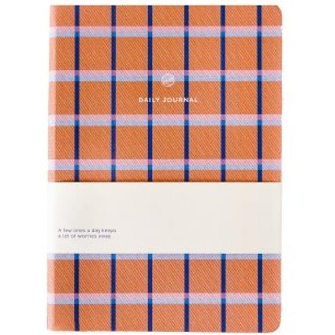 A-journal daily journal, formaat 21 x 15 cm., kleur terracotta