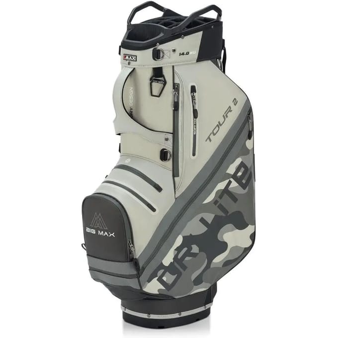 BIG MAX Dri Lite Tour 2 cart bag Golftas - 14-Way Divider – XL Puttervak – Waterafstotend