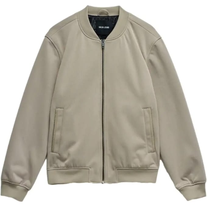 Textured Bomber Salsa Jeans