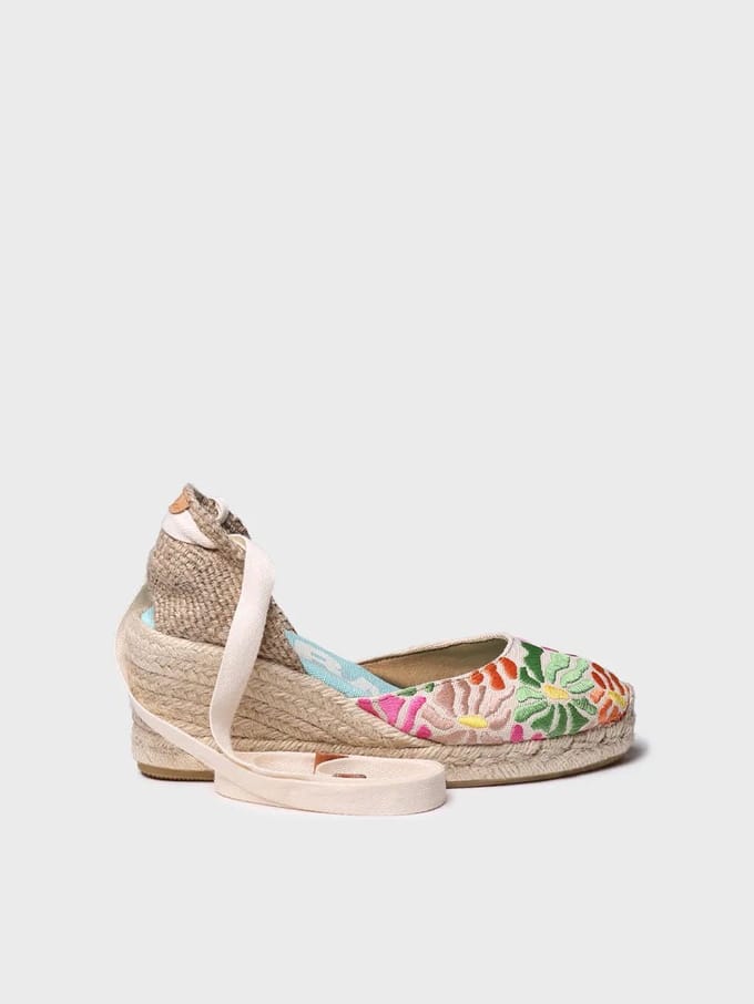 Veelkleurige Valenciaanse espadrille voor dames | CASTELL