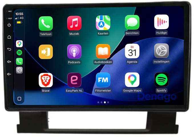 CarPlay autoradio geschikt voor Opel Astra J | 2009 t/m 2016 | Android 16 | Draadloos Apple CarPlay & Android Auto | 2GB + 32GB | QuadCore processor | Denago DNG-A407 | 2025 model | 2009 2010 2011 2012 2013 2014 2015 2016 | Bluetooth & Wifi