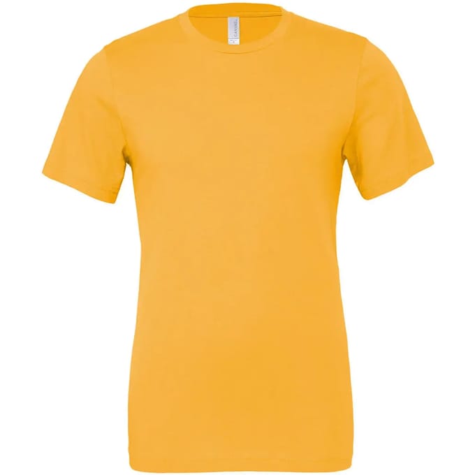 Bella+Canvas Unisex Jersey Short Sleeve Tee CV3001 - Gold - M