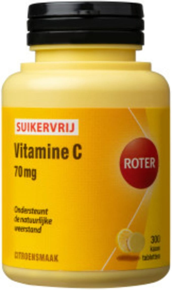 Roter - Vitamine C 70mg Suikervrij - 2 x 300 tabletten - Voordeelverpakking