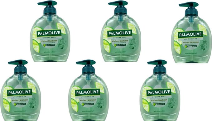 Palmolive Handzeep - Pompje Hygiëne Plus Kitchen - Voordeelverpakking 6 x 300 ml
