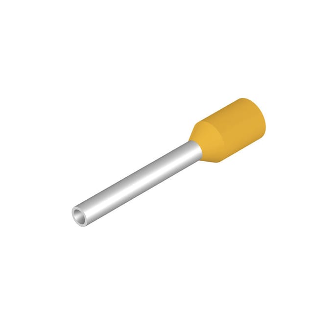 Weidmüller 9021020000 Adereindhulzen 0.25 mm² Deels geïsoleerd Geel 500 stuk(s)