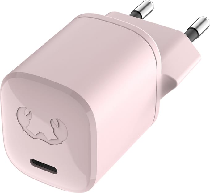 Fresh 'n Rebel USB-C mini Snellader - USB-C oplader - 20W PD - Compact en Veilig - Smokey Pink