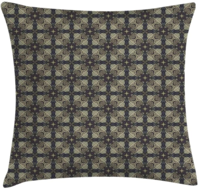 ABAKUHAUS – Kussenhoes 50x50 cm – Dubbelzijdig bedrukt – Rits – Polyester