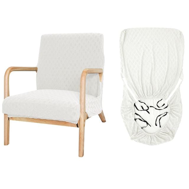 Housse de chaise en Jacquard imperméable, housse de chaise en bois, protection élastique pour animaux de compagnie, lavable (Seulement la couverture, pas de siège ) universal