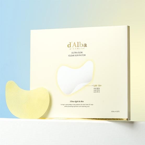 [d'Alba] Patch Solaire Transparent Ultra Fin 1 BOX (3EA*4SET)