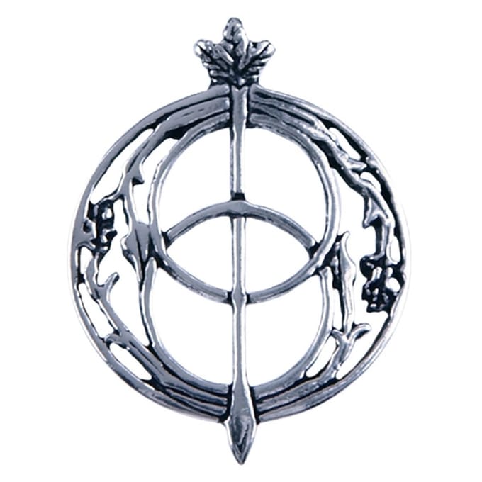 Zilveren Chalice well ketting hanger